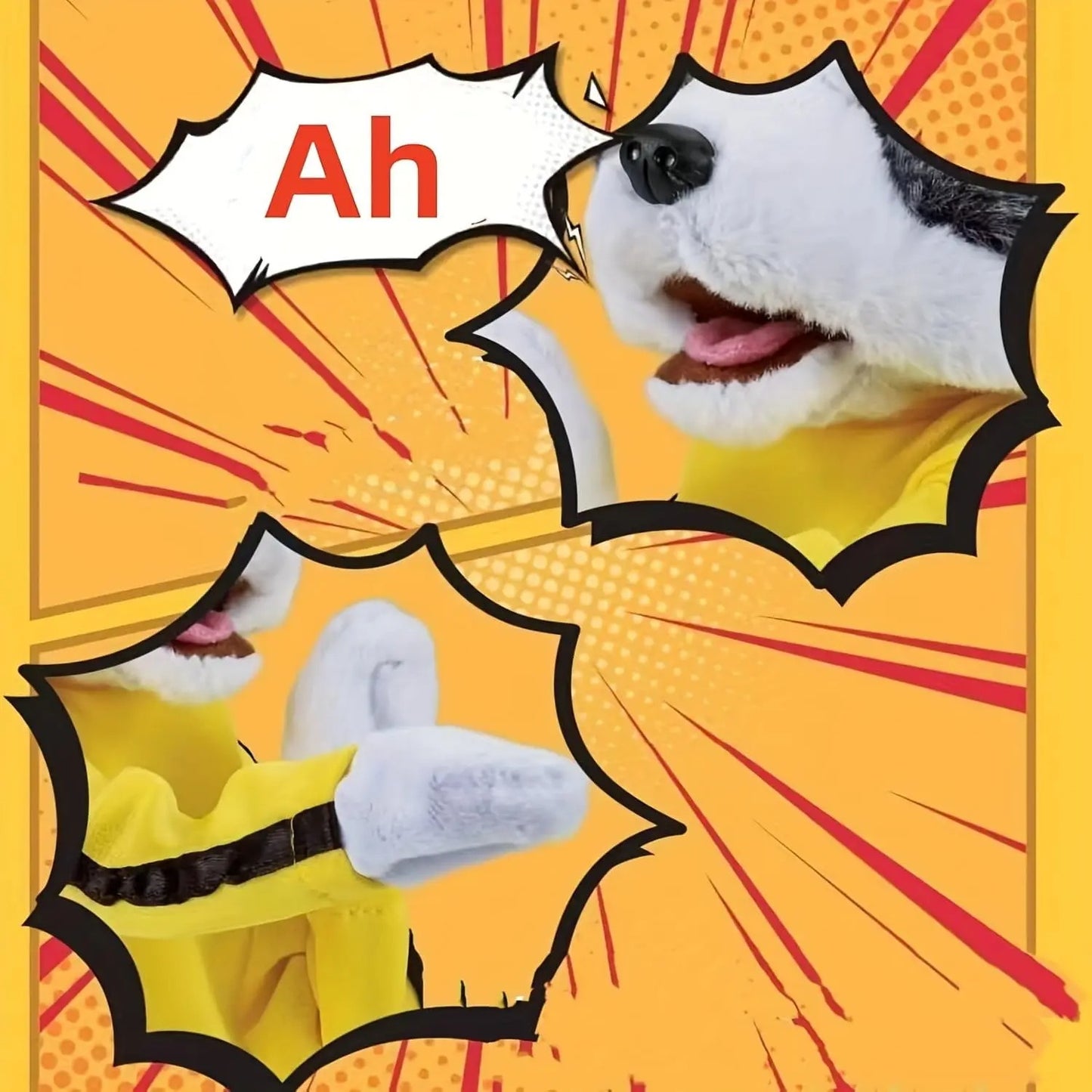 Kung-fuHusky™ Peluche de Pelea