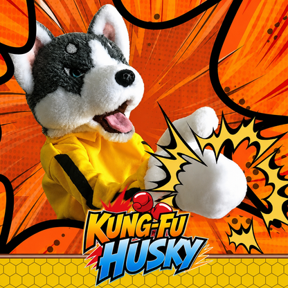 Kung-fuHusky™ Peluche de Pelea